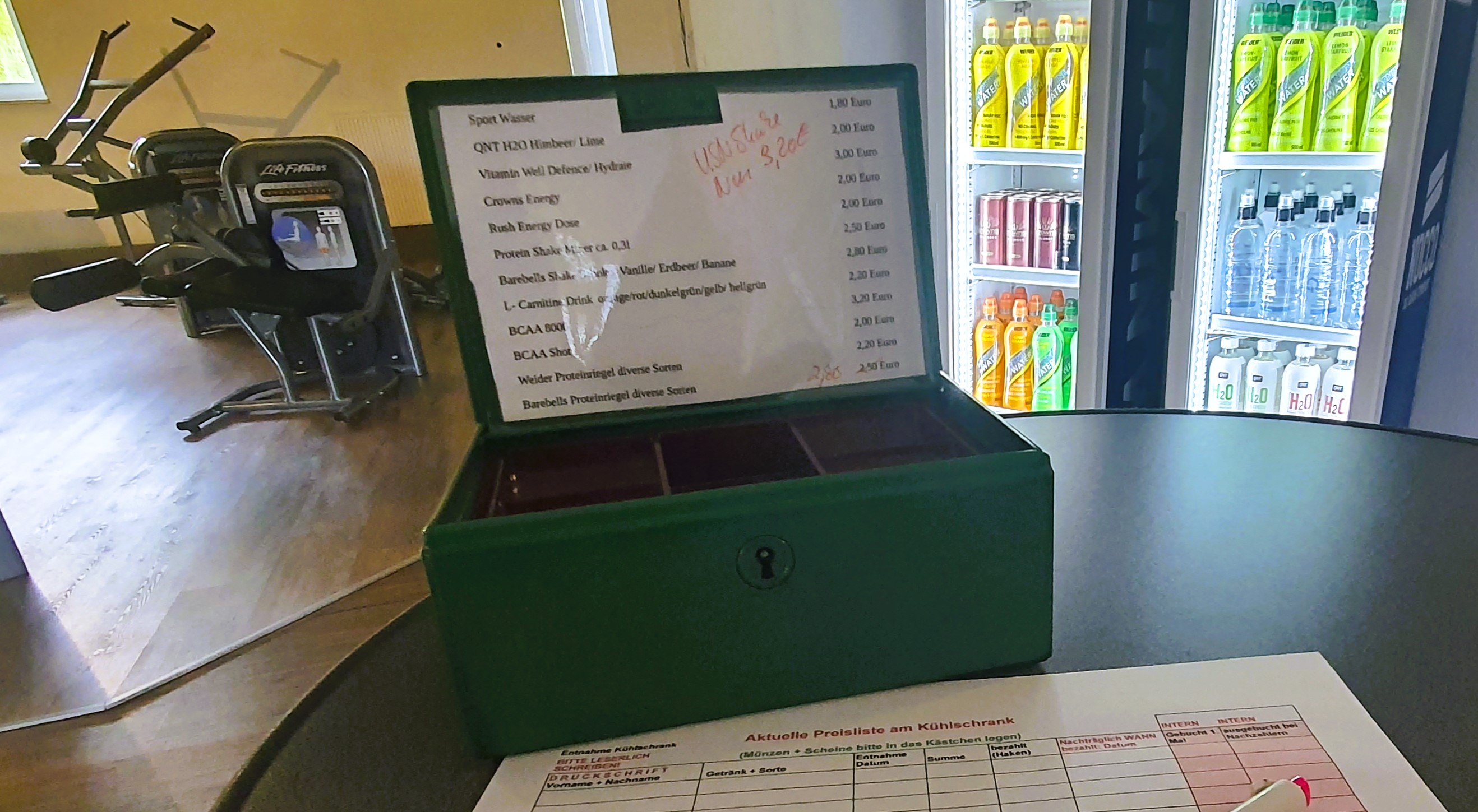 Getränke aus dem Kühlschrank