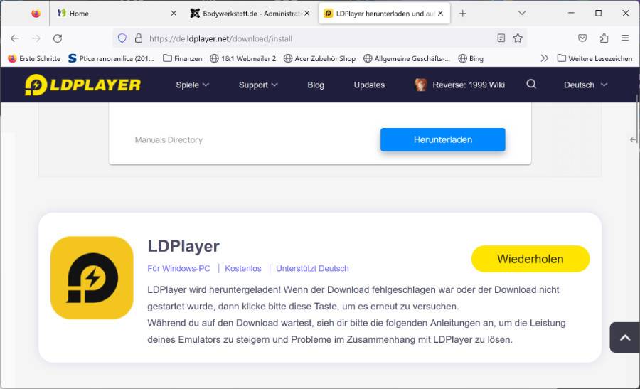 LD Player installieren